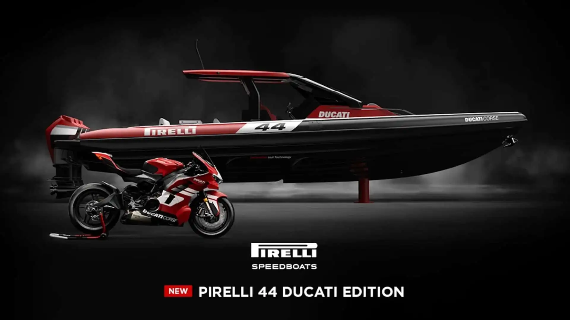 Pirelli 44 Ducati Edition — первый катер в стиле Ducati Pirelli 44 Ducati Edition — первый катер в стиле Ducati
