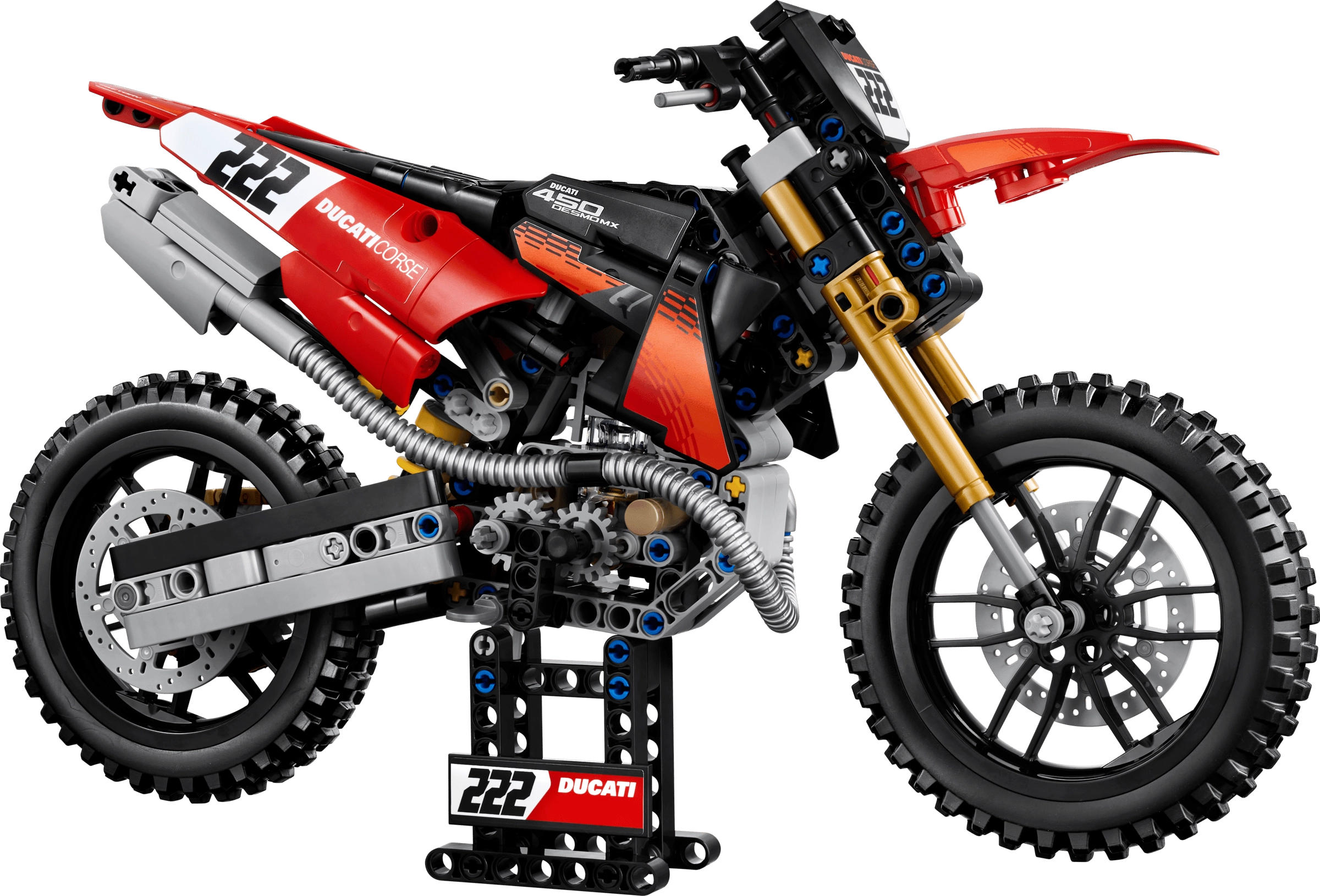 Ducati и LEGO выпустили набор Technic с кроссовым Desmo450 MX Factory
