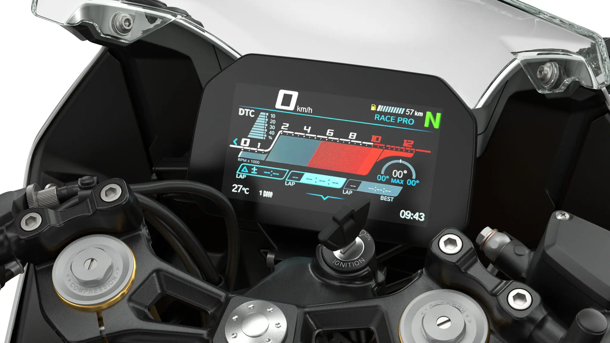 BMW F 450 RR: TFT-дисплей и светодиодная оптика