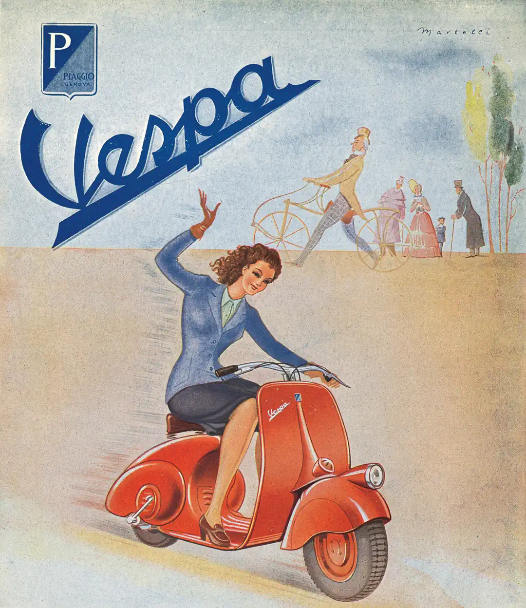 История Vespa: 80 лет мотороллера Piaggio по десятилетиям