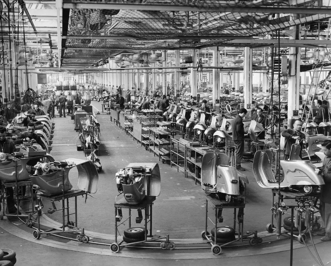 История Vespa: 80 лет мотороллера Piaggio по десятилетиям